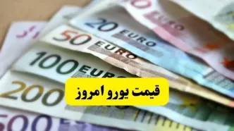 آخرین قیمت یورو امروز سه شنبه ۳۰ اردیبهشت ماه ۱۴۰۴ / یورو گران شد!